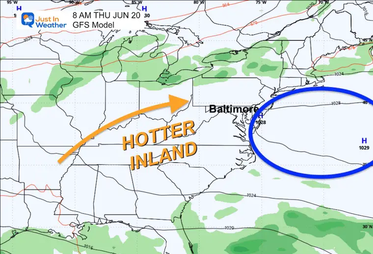 June 19 weather forecast Heat Wave Thursday