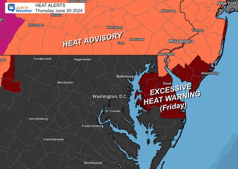 June 20 Heat Advisory