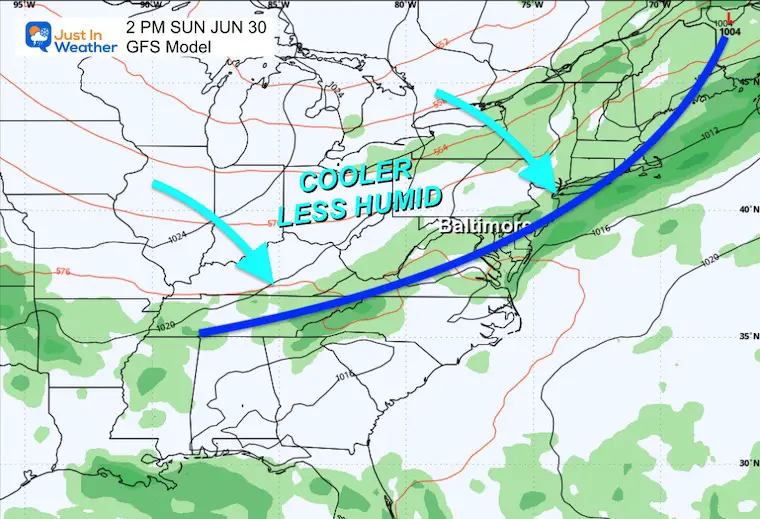 June 25 weather storm rain Sunday