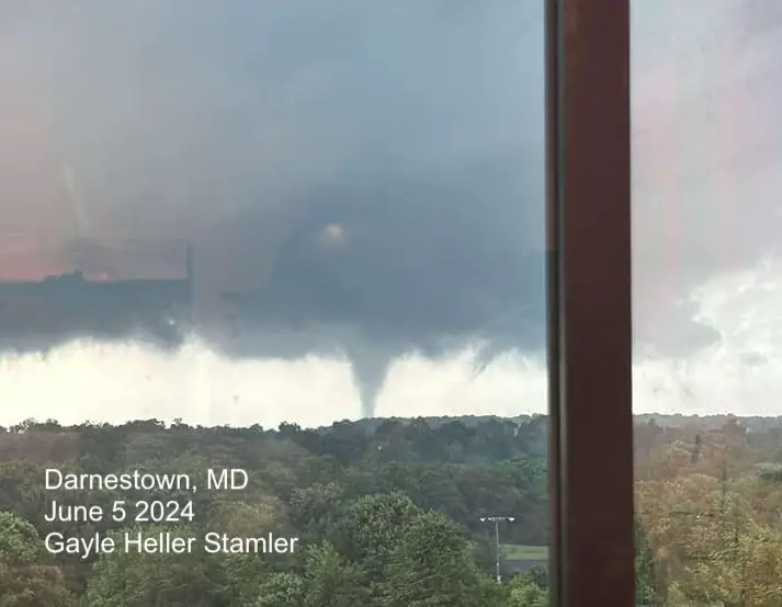 June 5 tornado Danestown Maryland