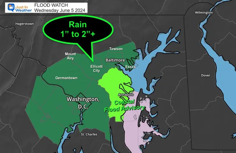 June 5 weather Flood Watch
