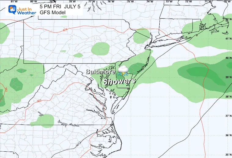 July 1 weather forecast storm Friday