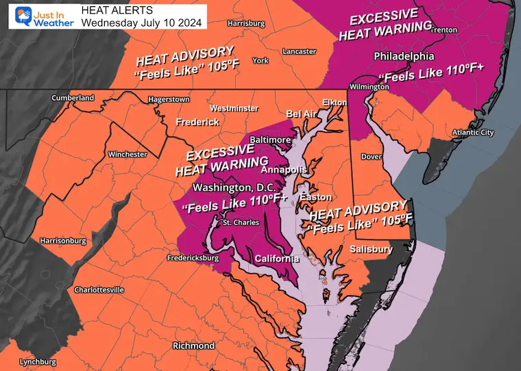 July 10 Excessive Heat Warning