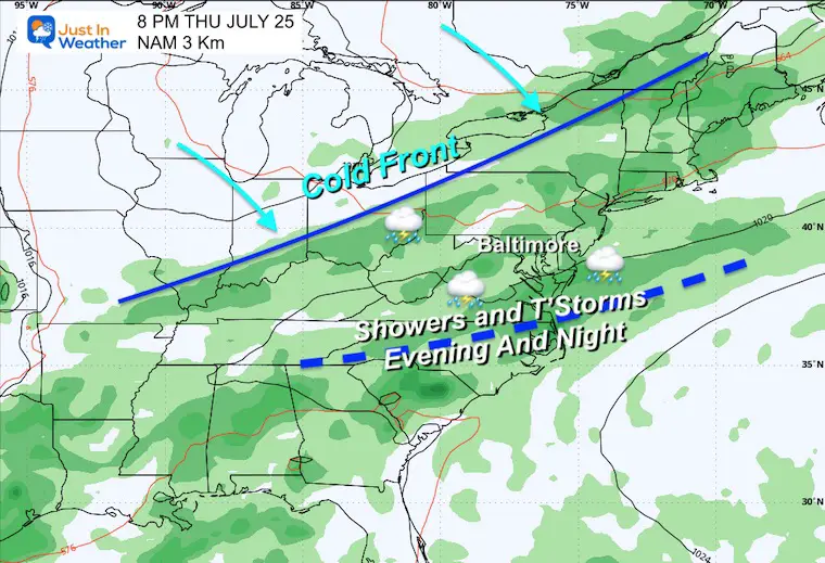 July 21 weather radar storm Thursday