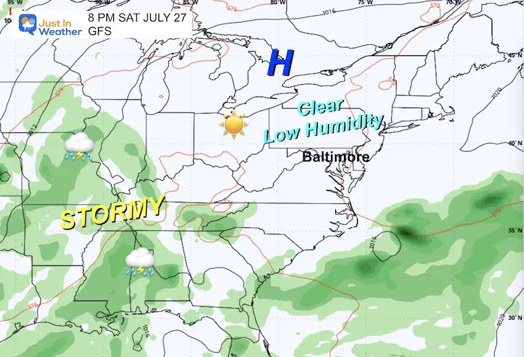 July-26-weather-Saturday-evening