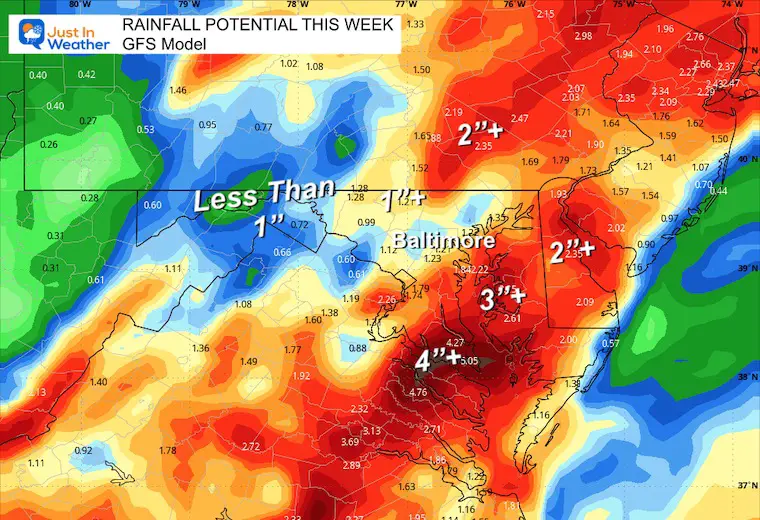 July 8 weather rainfall forecast