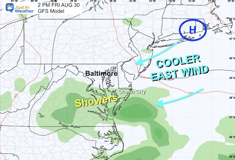 August 28 weather forecast storm Friday