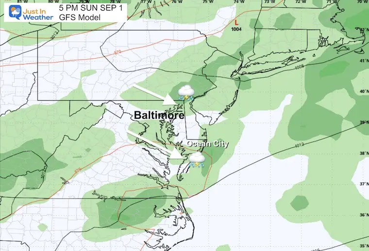 August 28 weather forecast storm Sunday