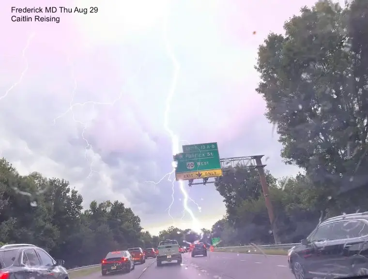 August 29 Lightning Frederick