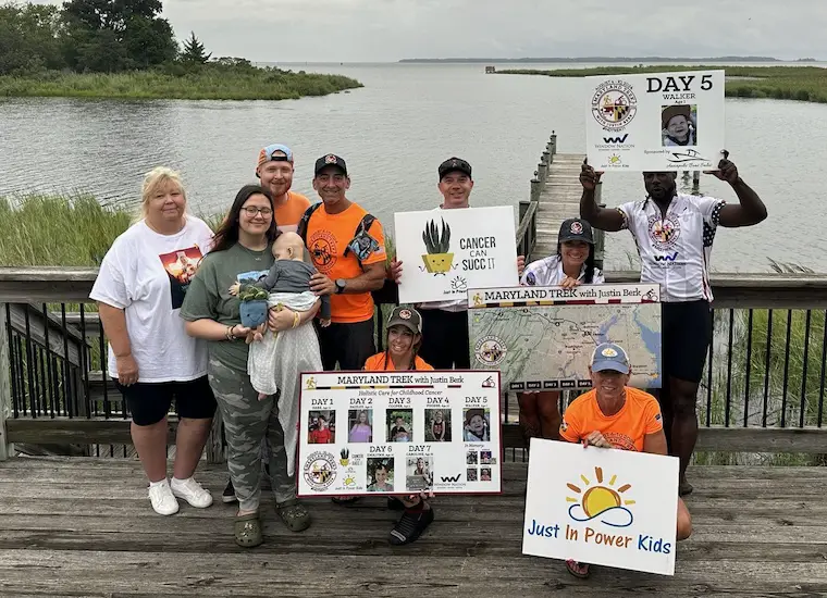 Maryland Trek 11 Day 5 Kent Island Walker Family