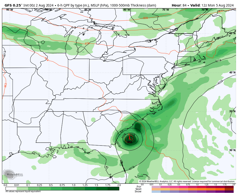 August 2 weather tropical storm