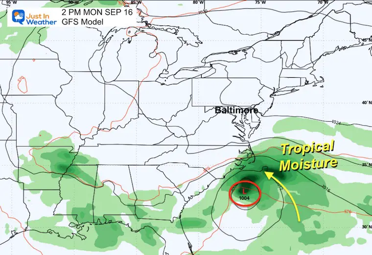 September 14 weather storm Monday