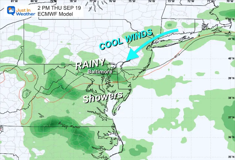 September 15 weather tropical storm forecast Thursday