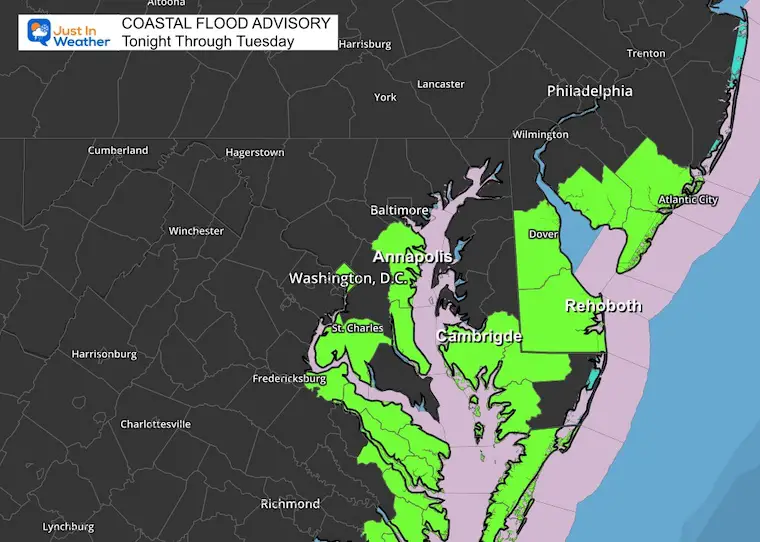 September 16 Coastal Flood Advisory