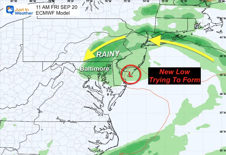 September 16 weather tropical storm forecast Friday