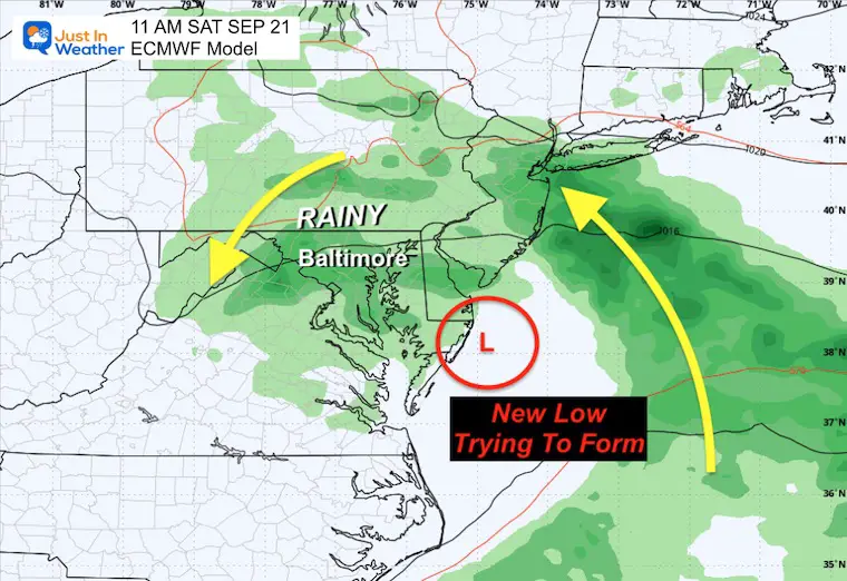 September 16 weather tropical storm forecast Saturday