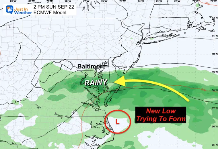 September 16 weather tropical storm forecast Sunday