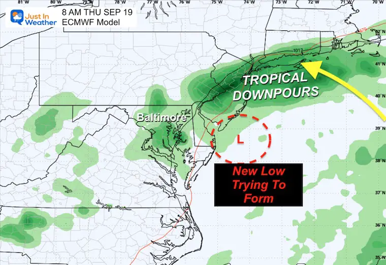 September 16 weather tropical storm forecast Thursday