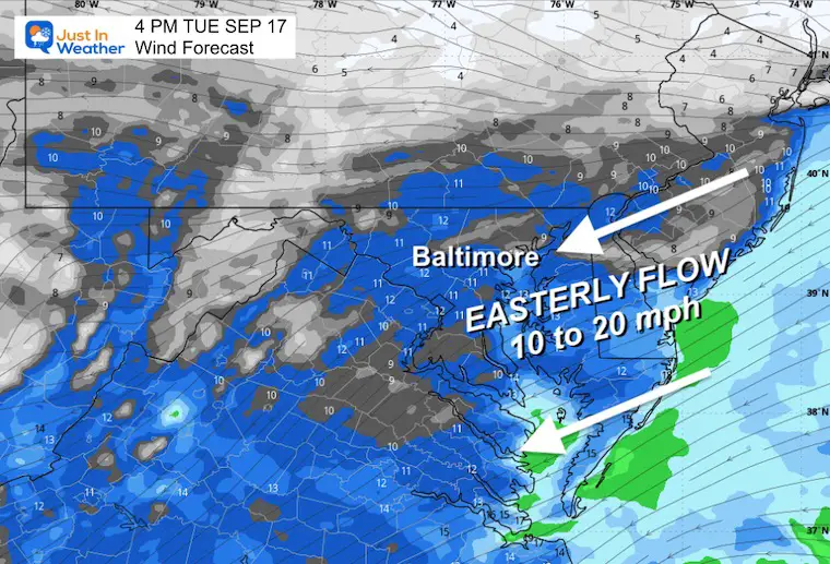 September 17 weather winds Tuesday afternoon