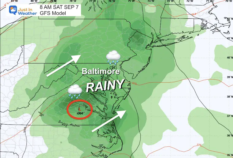 September 2 weather Saturday morning