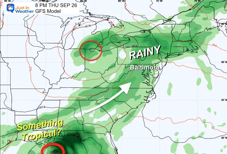 20. September Weather Rain Storm Forecast Thursday