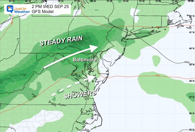 September 22 weather forecast rain storm wednesday