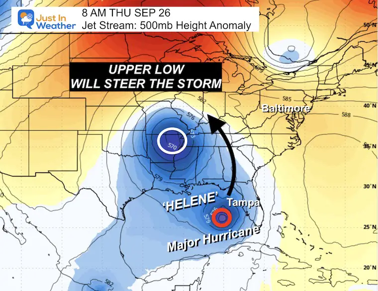 September 23 Forecast Hurricane Jetstream Thursday Morning 