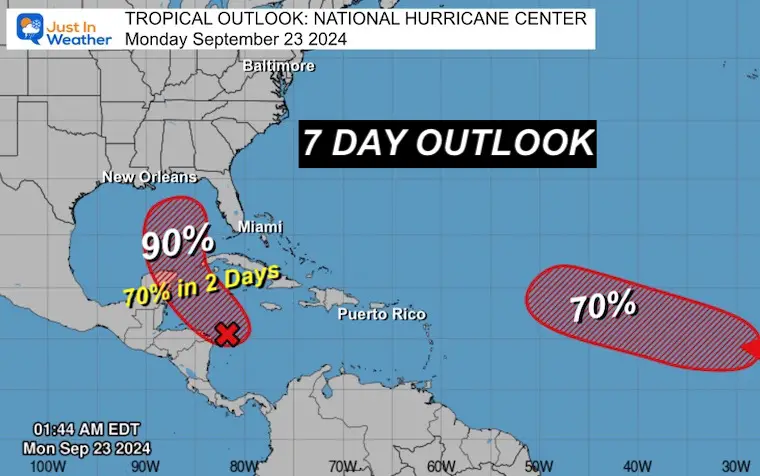 September 23 Tropical Storm Outlook National Hurricane Center