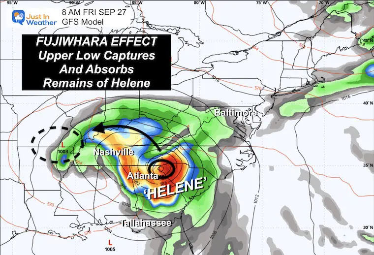 September 26 Hurricane Helene Forecast GFS Friday Morning