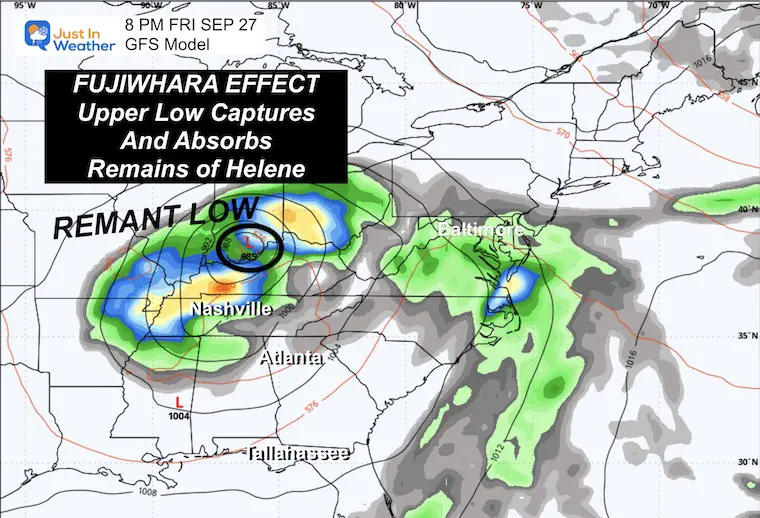 September 26 Hurricane Helene Forecast GFS Friday night