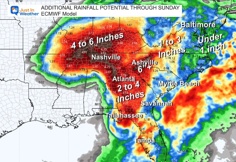 September 27 Helen Rainfall