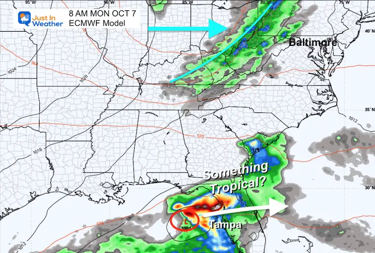 September 30 weather tropical Forecast 8 Day ECMWF