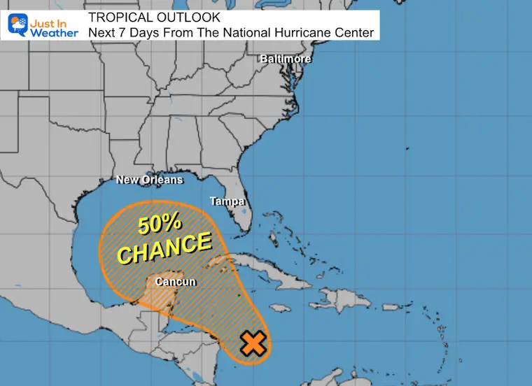 September 30 weather Tropical Outlook 7 Days NHC