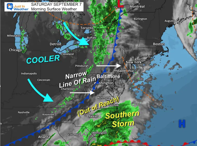 September 7 weather storm Saturday morning close