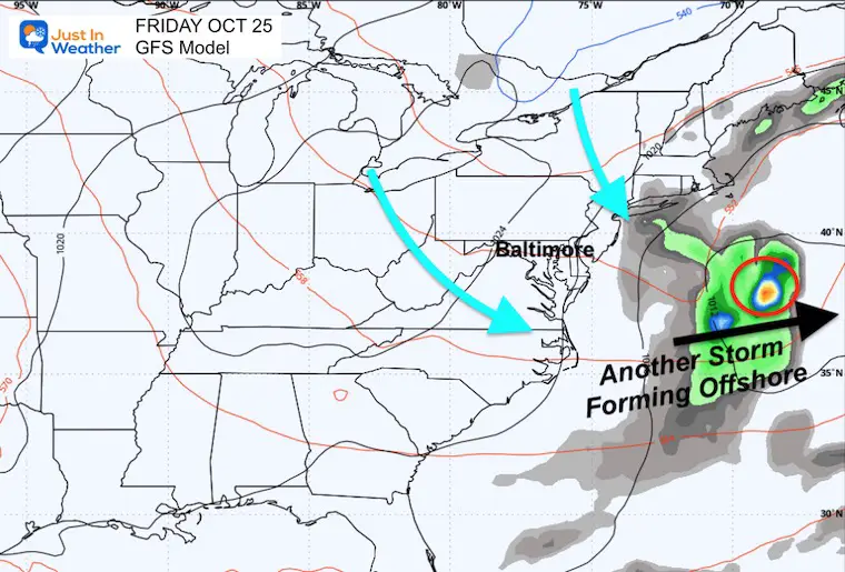 October 18 weather Friday