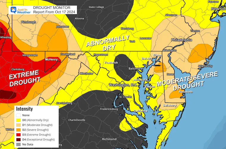 October 21 drought monitor again