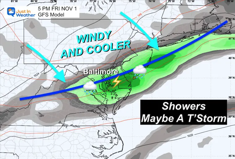 October 28 weather rain Friday