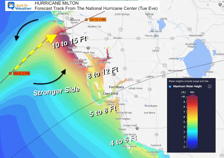 October 8 Hurricane Milton Storm Surge SW Florida