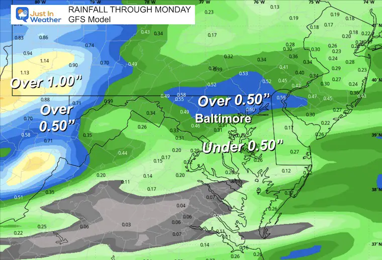 November 10 weather rain forecast total