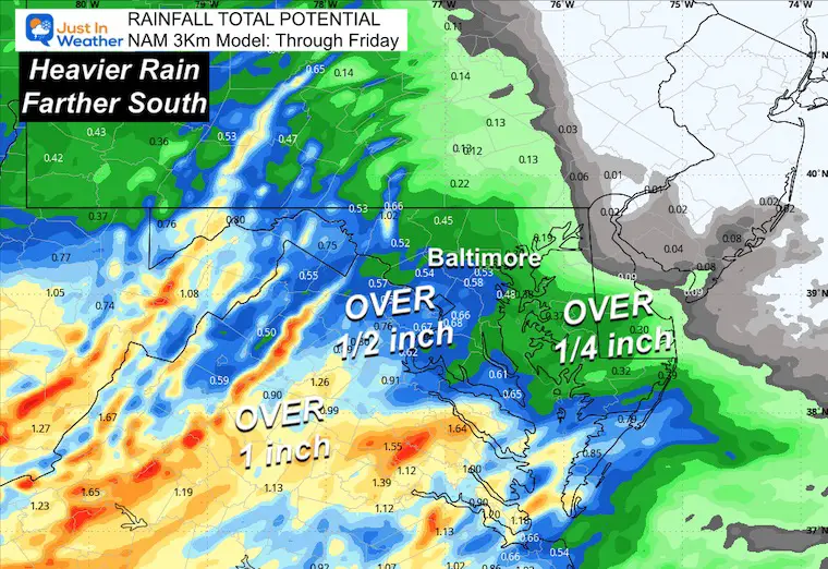 November 13 Weather Rain Forecast Totals