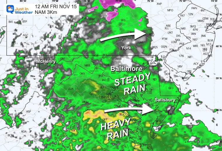 November 14 weather rain radar midnight