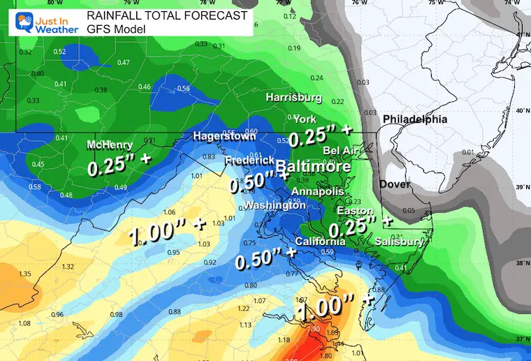 November 14 weather forecast rain totals