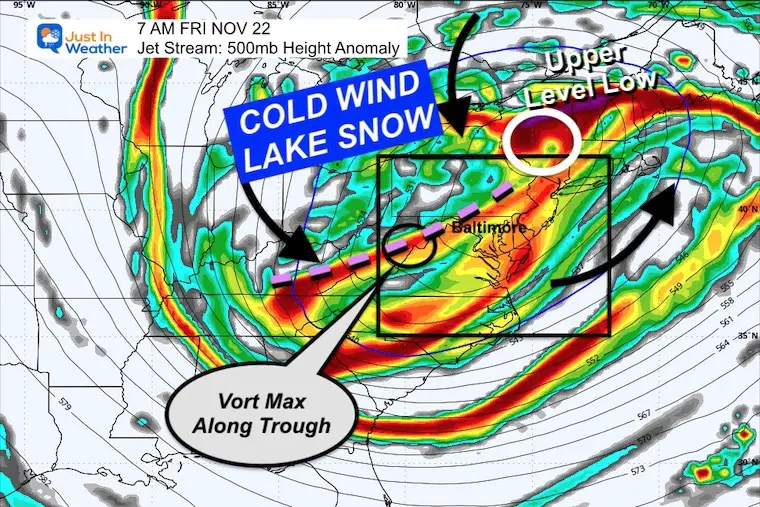 November 18 weather jet stream vorticity snow