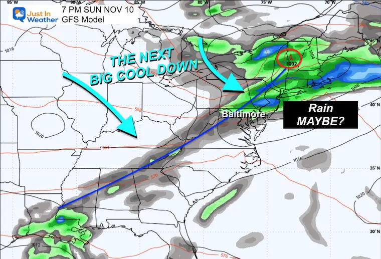 November 2 weather next weekend