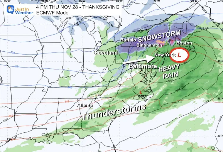 Thanksgiving Storm Brings In Colder Air And Maybe A Little More Snow