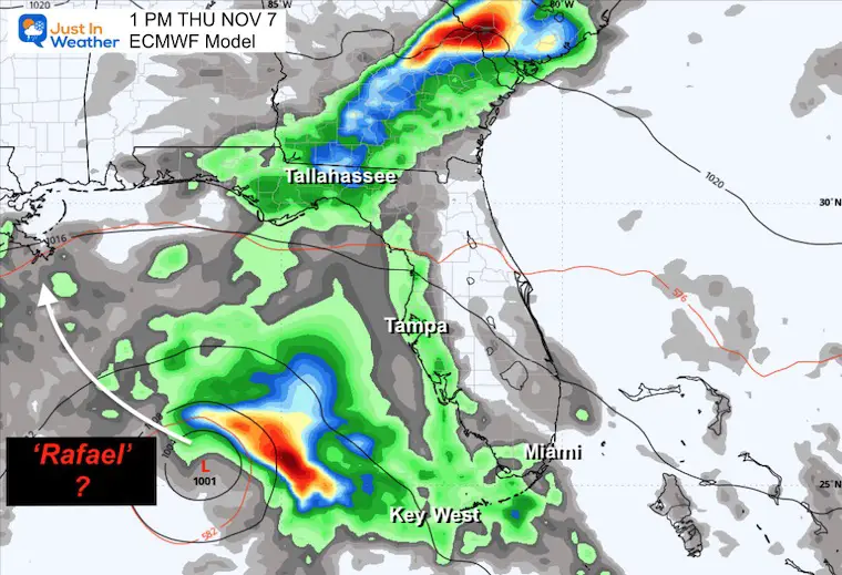 November 3 Tropical Storm Forecast Thursday