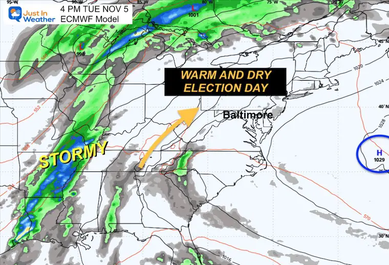 November 3 weather forecast 