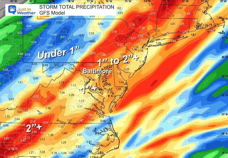 December 10 weather total precipitation