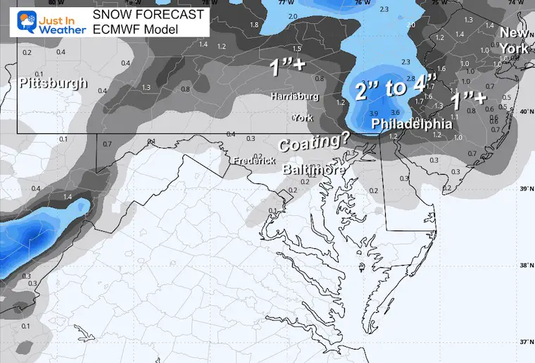 December 19 weather snow forecast