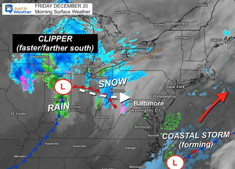 December 20 weather snow Friday morning